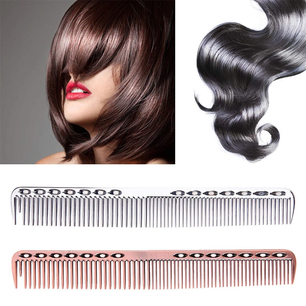 Space Aluminum Comb Stainless Steel Anti-static Styling Hair Cutting Comb  For Salon Hairdressing - Buy Combs For Thin Hair,Plastic Hair Combs,Electric  Hair Combs Product on 