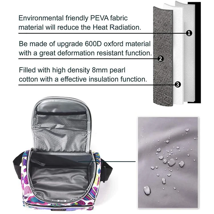 Refrigerated High Quality Coles Mini Leather Kayak Ice Cream Cooler Bag for  Kid