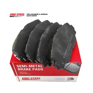 Genuine Various Brand Quality No Noise Semi Metallic Ceramic Car Parts Auto Disc Break Brake Pads for TOYOTA LEXUS 04465 04466