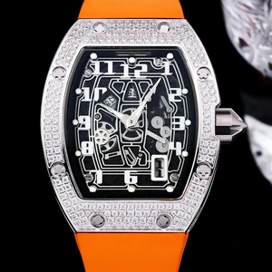 New Custom-made High-quality Luxury Fashion Tourbillon Men's Mechanical Watch Classic Elegance Sporty Skeleton Automatic Watches