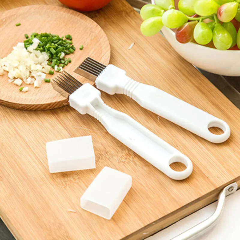 Scallion Cutter Shred Knife, Stainless Steel Chopped Green Onion Knife,  Shred Silk The Knife, Vegetable Tool Shredded Peeler Graters Onion Cutter