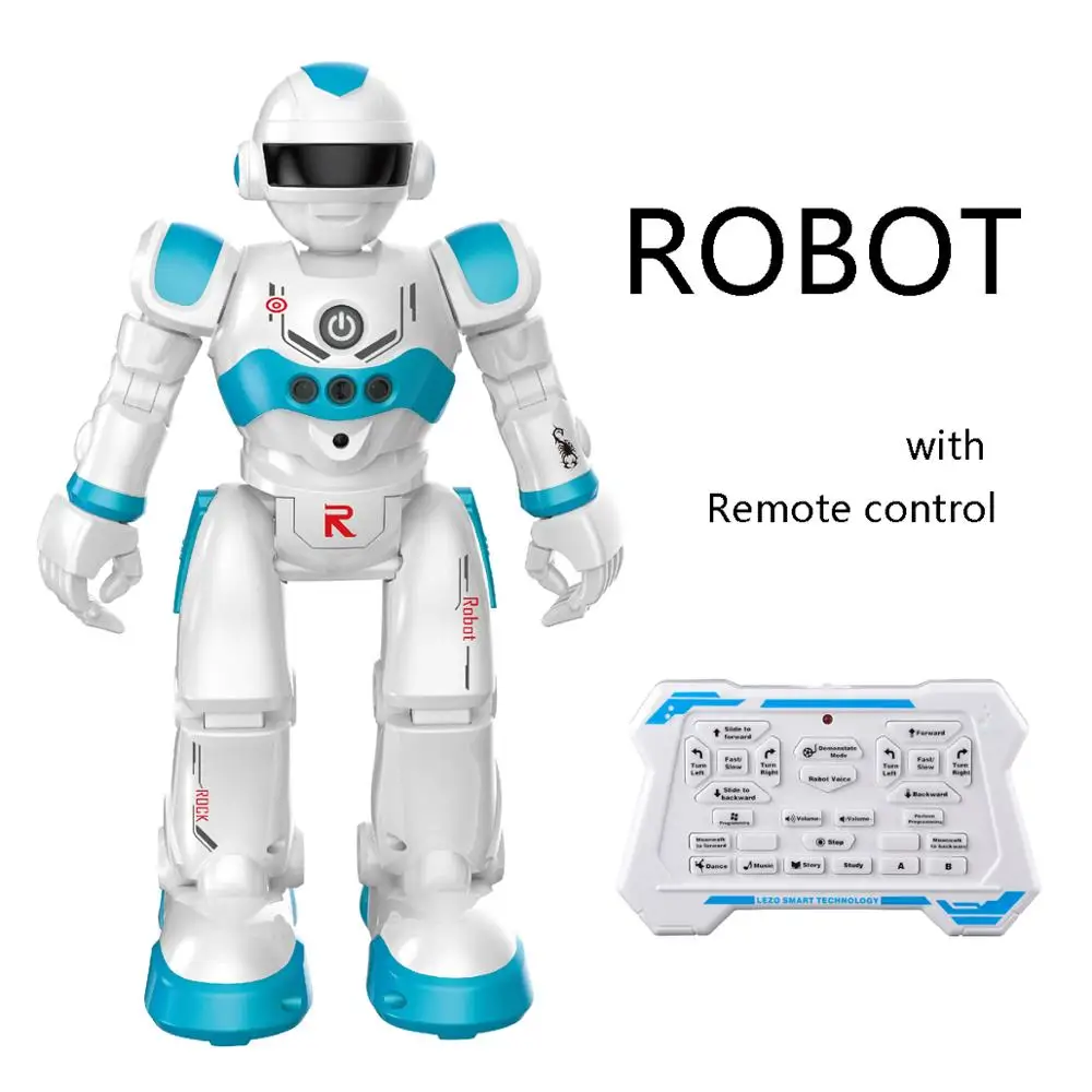 
Горячие электронные с дистанционным управлением интеллект робот игрушка с музыкой освещение литиевая батарея/жест датчик избегания препятствий 