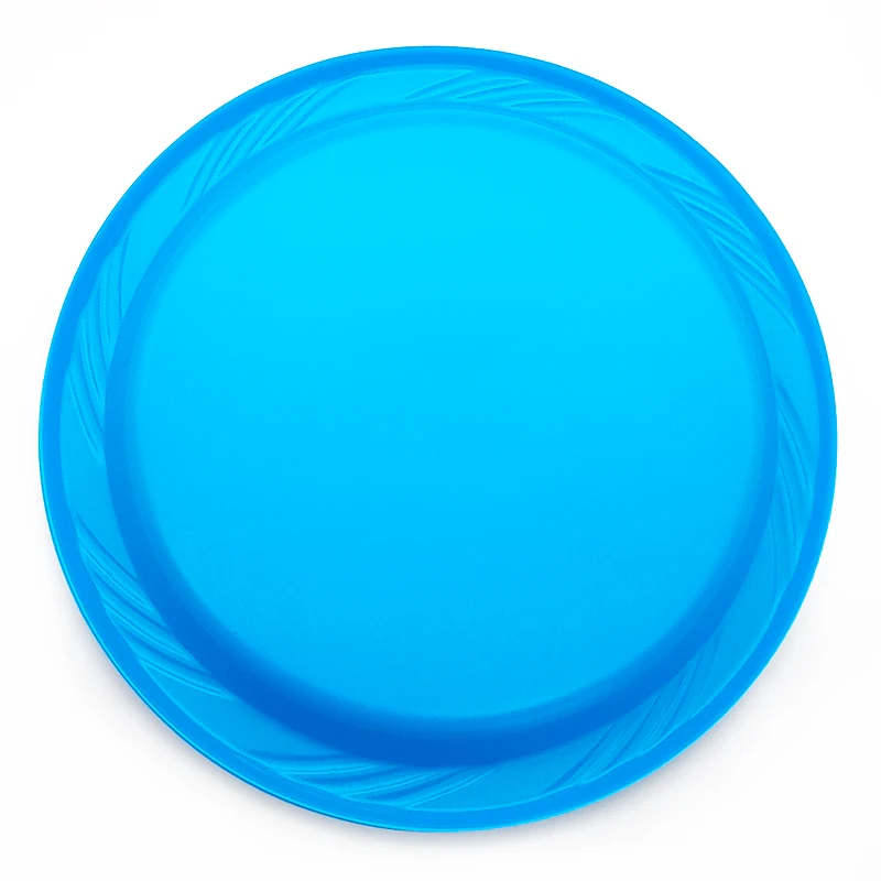 50 Pack Disposable 9inch Plastic Plates Dinner Dishes Buy Disposable