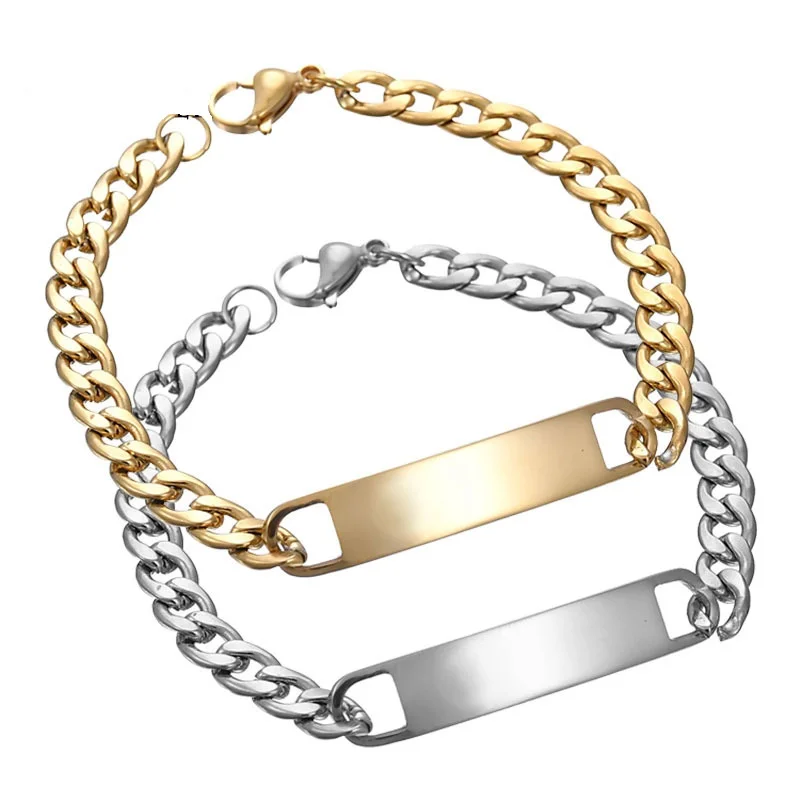 Buy Personalized Men's Bracelet Men's Stainless Steel Online in