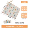 150*200CM Baseball Bear Picnic Mat - Insulated and Moisture-proof