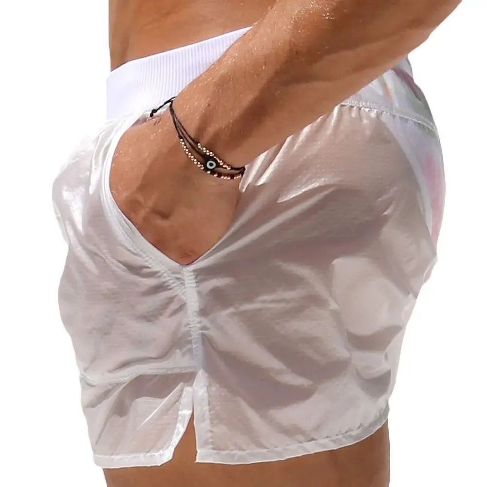 2023 Summer shorts for mens transparent gay see through sexy bike shorts men  gay padded printed basketball beach shorts for men| Alibaba.com