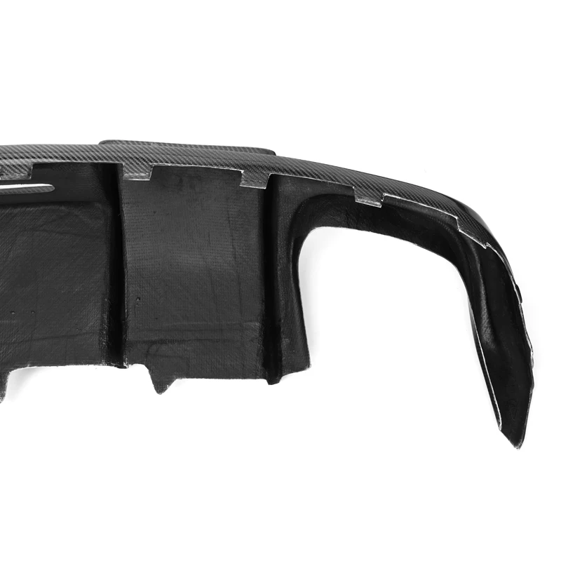 Cuztomtuning Carbon Fiber Shark Fin Rear Bumper Diffuser Lip For 2012-2017 B8.5 Audi A5 / S5 (S-Line, Quad Exhaust)