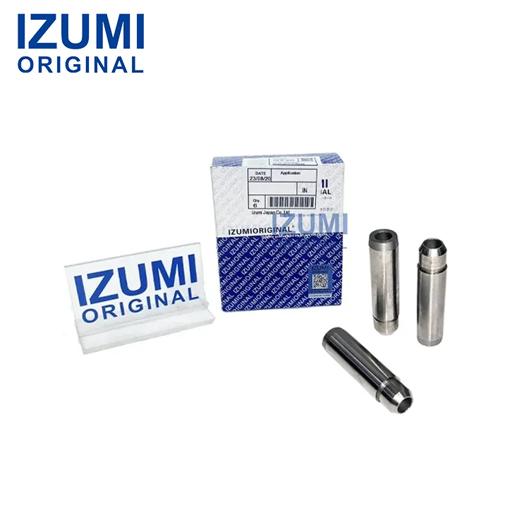 IZUMI ORIGINAL 1set Intake / Exhaust Valve & Guides & Intake / Exhaust Seat for Mitsubishi 4D33 Construction Machinery Parts