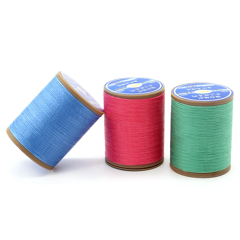 product leather waxed thread cord 150d 110m wax string cord sewing craft tool diy hand thread flat sewing line 08mm-2