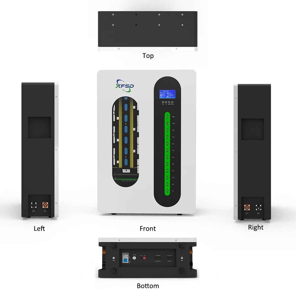 Support 16 Parallel Eu Stock 5kwh 10kwh Solar Storage Battery Lifepo4 48v 51.2v 100ah 200ah Powerwall Lithium Ion Batteries