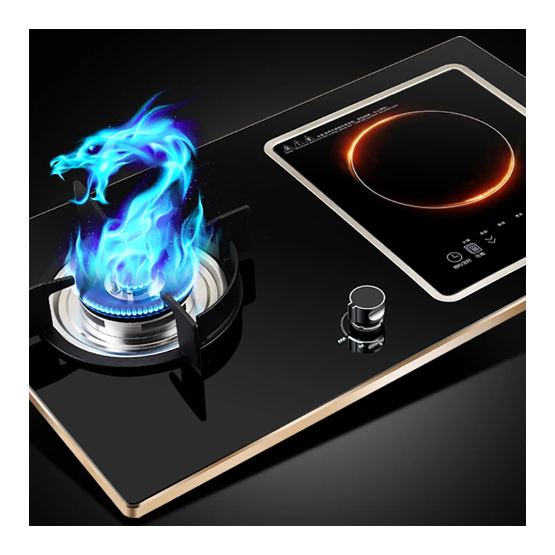 Electric Dual Purpose Gas Stove Desktop Gas Stove Dual Stove Household Embedded
