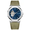 Silver+Leather strap-3