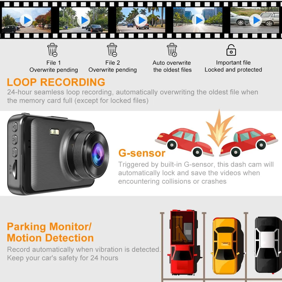 Product Driving Recorder Video vehicle blackbox