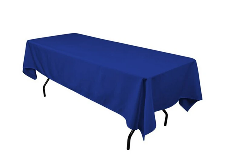 Wholesale custom round rectangular stretch polyester linens table cloth tablecloths for wedding hotel