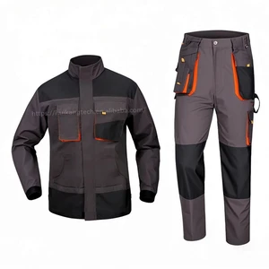 Work Clothes Men Mechanic Coverall Overalls Workwear Jacket Pants Trousers Construction Safety Working Scrubs Uniforms Suit