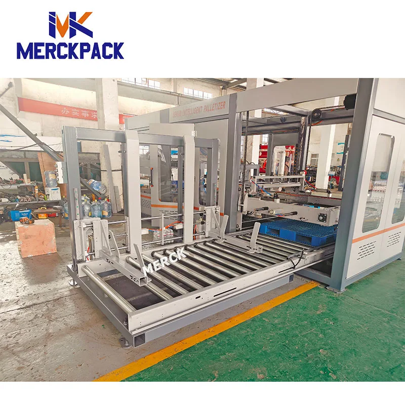 Automatic Gantry Palletizing Machine for Carton Stacking Floor-level ...