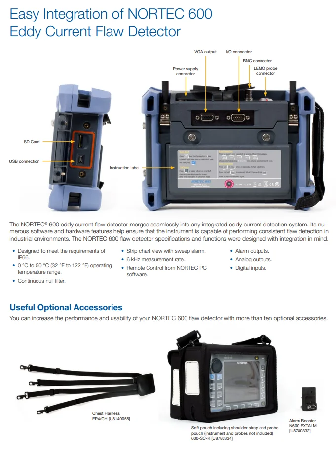 Eddy Current Flaw Detector NORTEC 600 - Reliable Eddy Current Tester ...