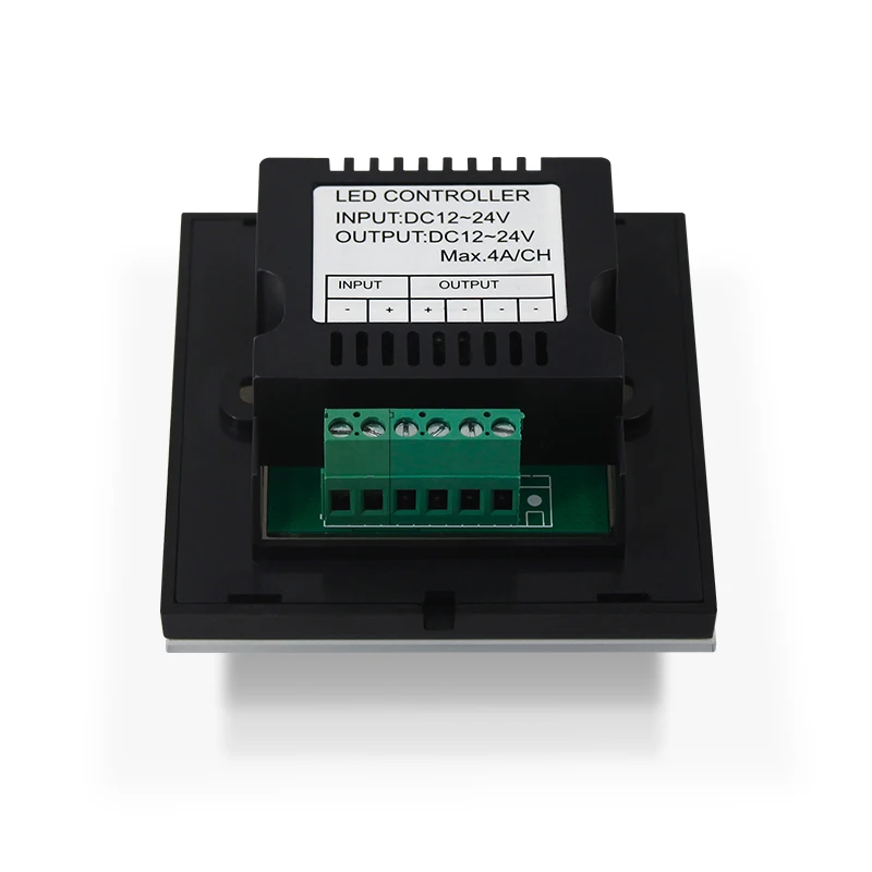 New Product DC12V DC24V Digital Display 4A 3 Channels Knob Panel Dimmer Switch Controller for Single Color Lights