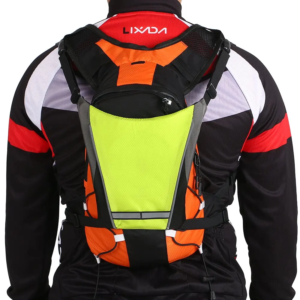 Scooter Indicator Turn Signal Light Led Vest USB Reflective Backpack Attachment Jackets Yellow for Hiking Riding Bike Bag