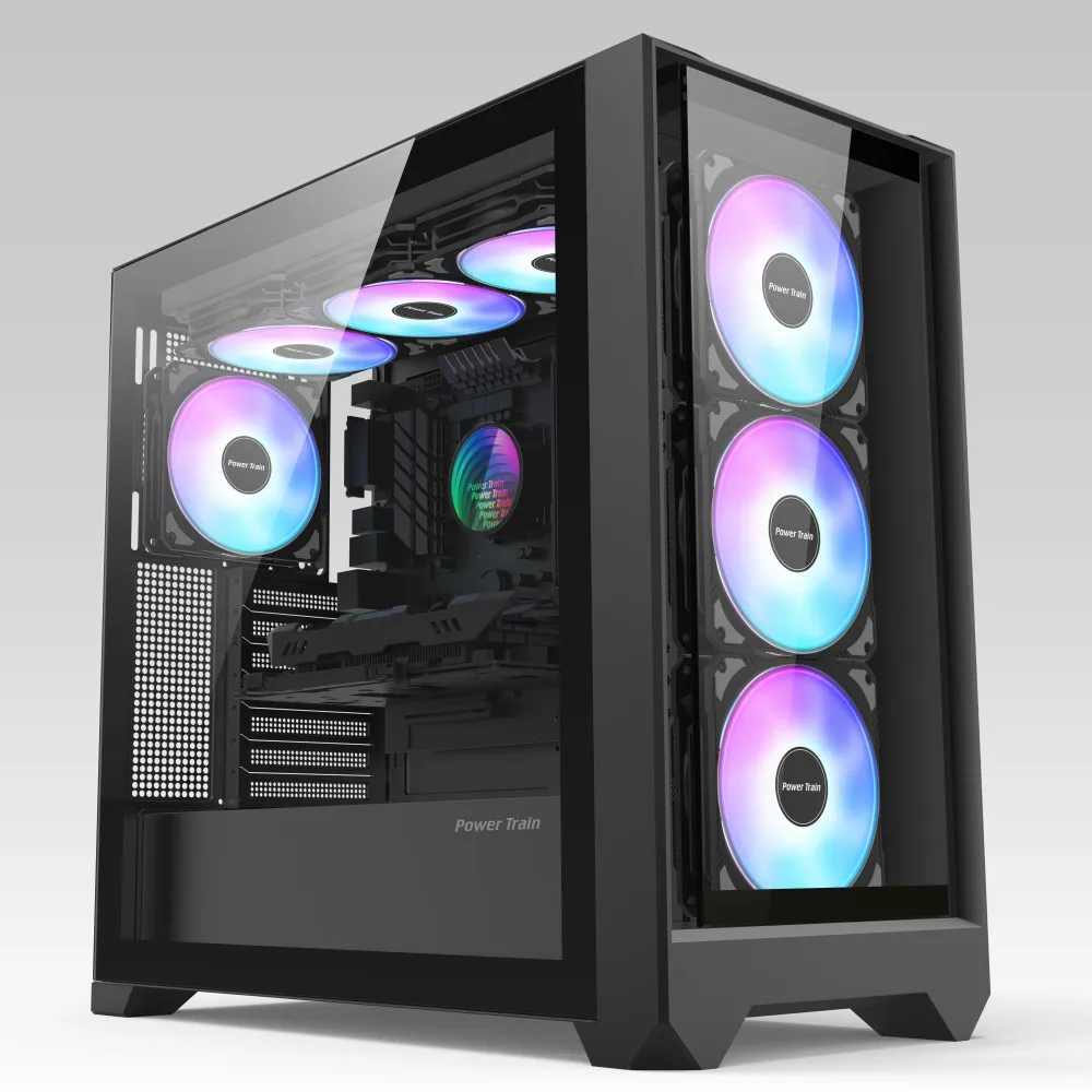 Custom Pc Case 2023 Atx Mid Tower Rgb Desktop Case Pc Gaming Computer ...