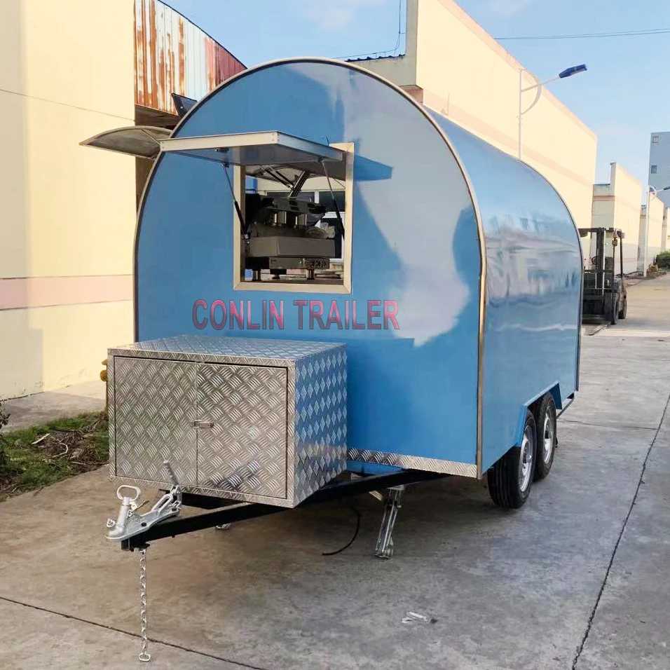 Wholesale Mobile Coffee Trailer 7.5 Ft Mobile Food Cart Food Truck For Sale Ghana Buy Mobile