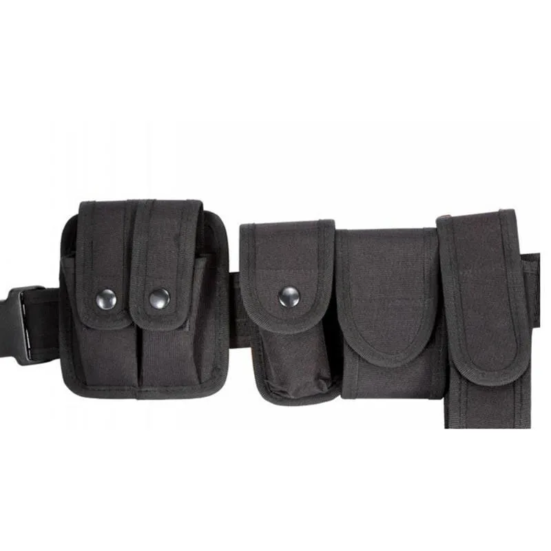 Tactical Modular Equipment System Molded Duty Belt Set High Density Material Flashlight Pouch Baton Holster Tactical Belt