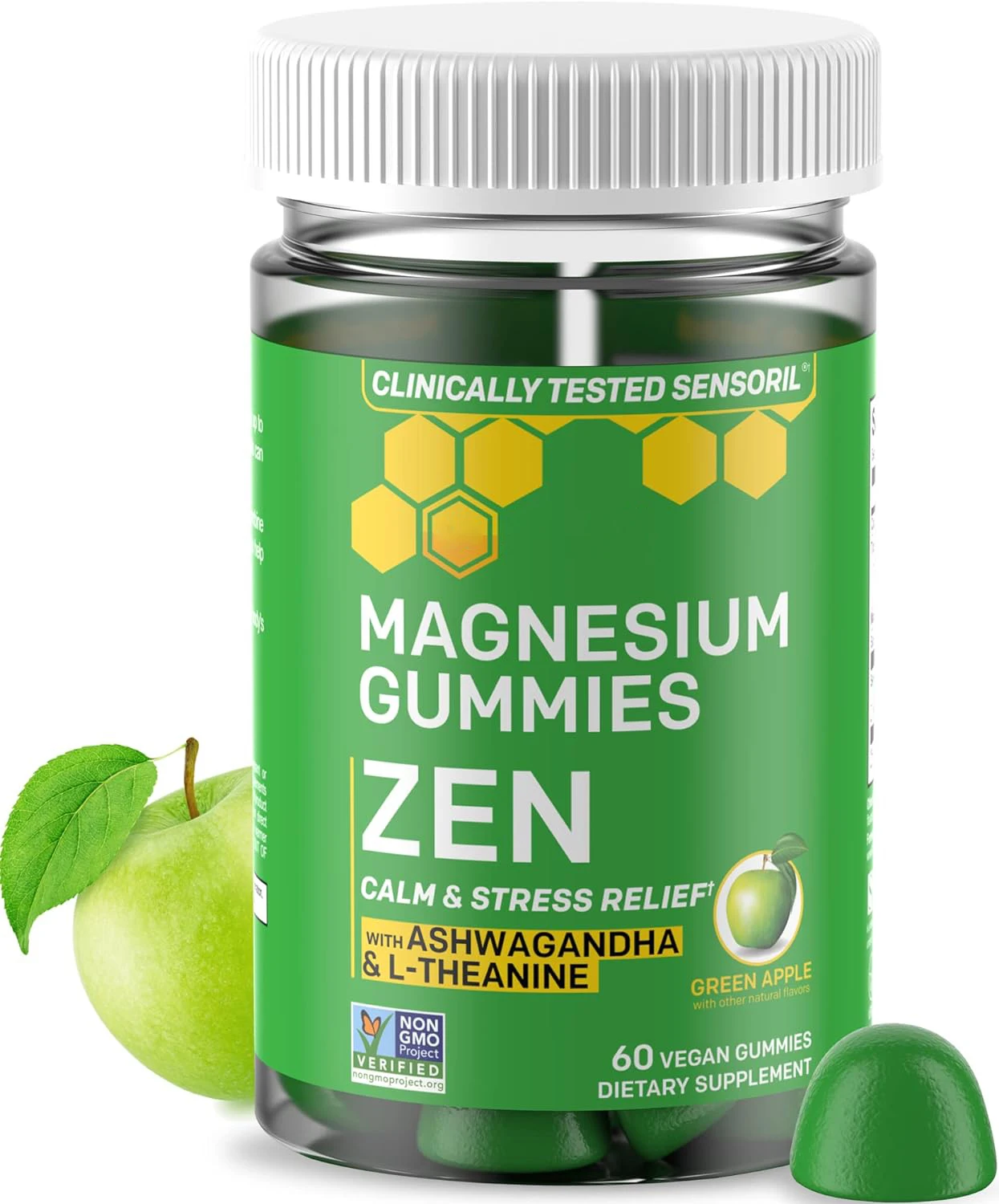 Magnesium Citrate Pressure Gummies Theanine Ashwagandha Extract Gummies Provide Calming Support
