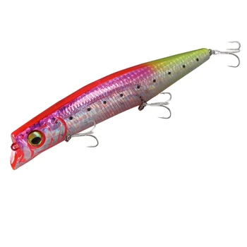 Cheery 12cm 21.7g Deep Diving Floating Hard Fishing Saltwater Abs Minnow Lures Topwater MINNOW for Sea Bass NO LIP Fishing Lure – Minnow – view 4