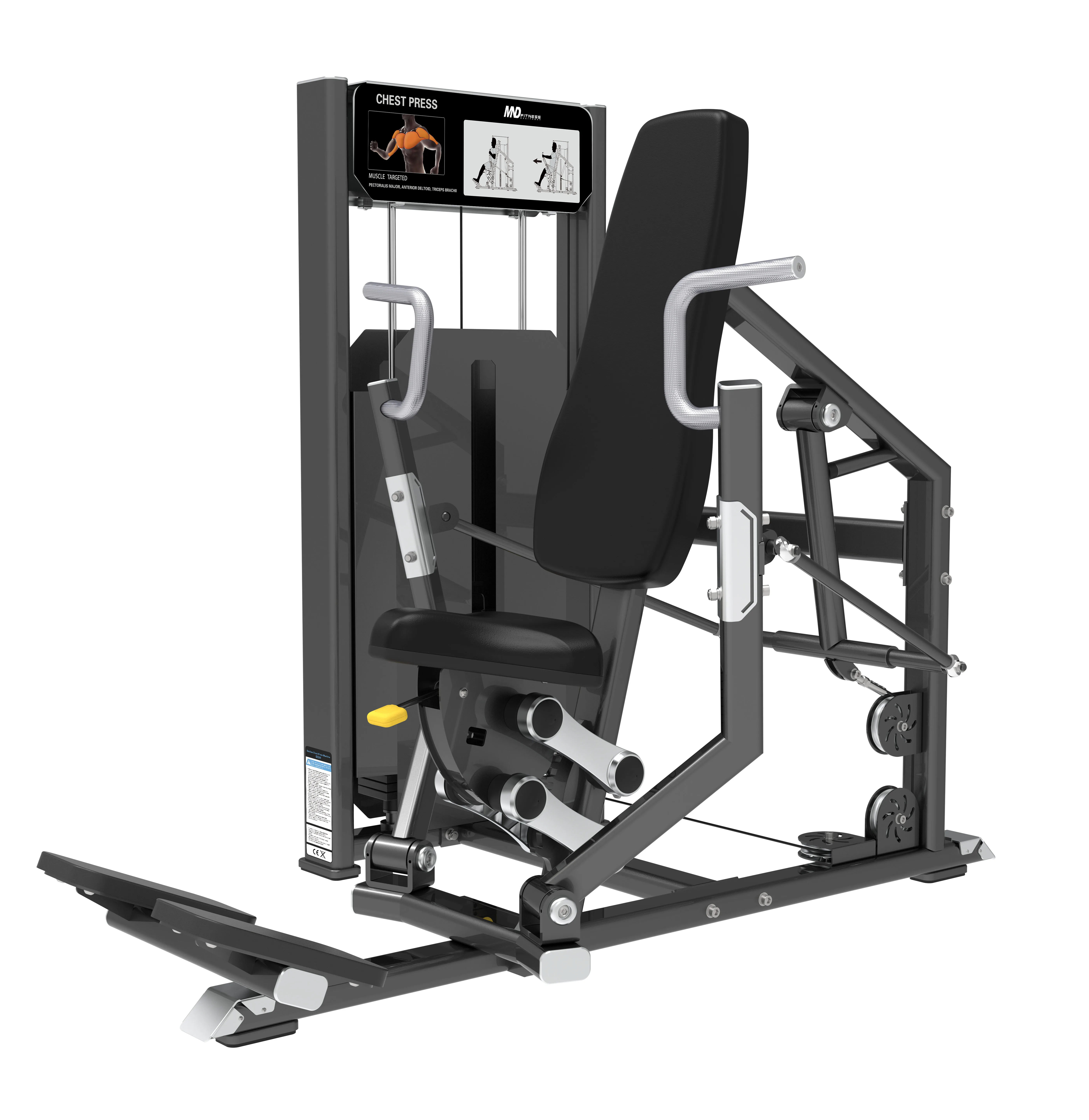 2026 New Design Model Pin Loaded Machine Gym Equipment Machine Free Custom Chest Press for Gym