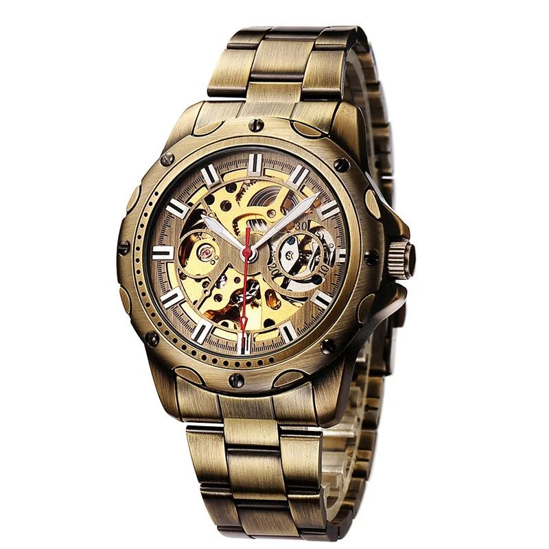 Shenhua Antique Copper Mechanical Men's Watch