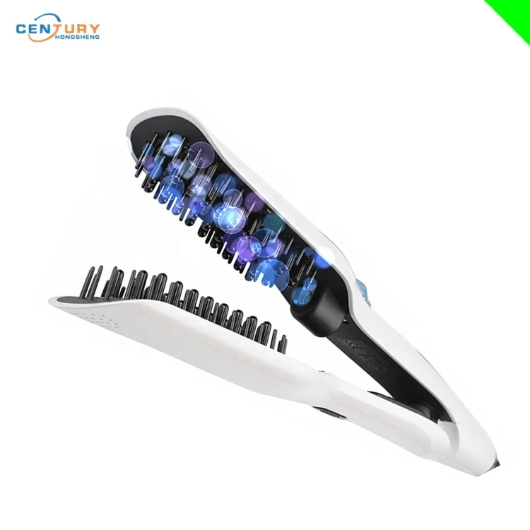 digital hair straightener brush