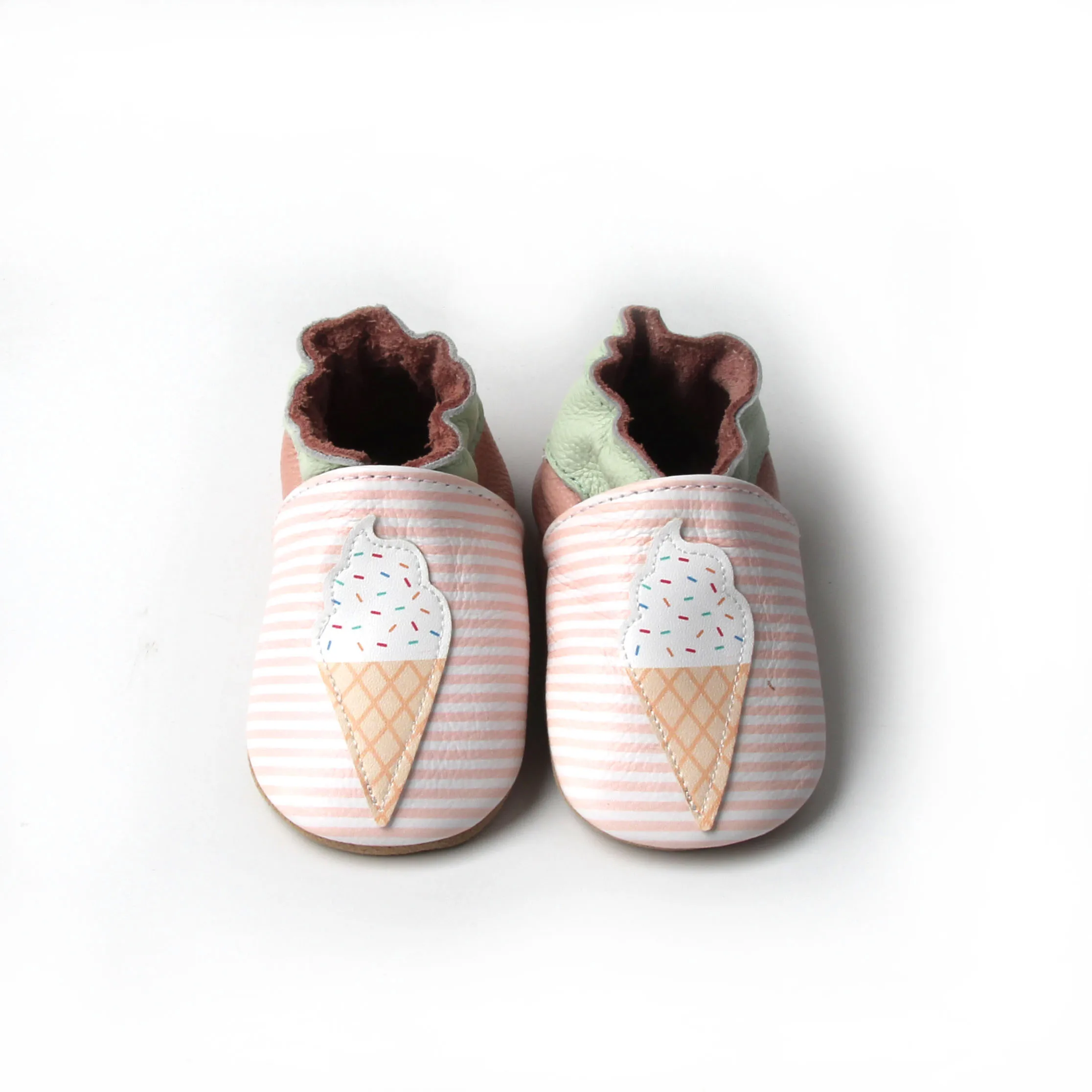 Детские мокасины ручной работы из натуральной кожи оптом, детская меховая обувь для младенцев