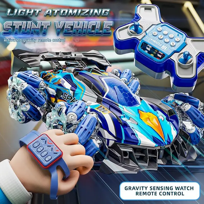 REMOTE CONTROL 360 Degrees Car Gesture Watch Toy RC Stunt