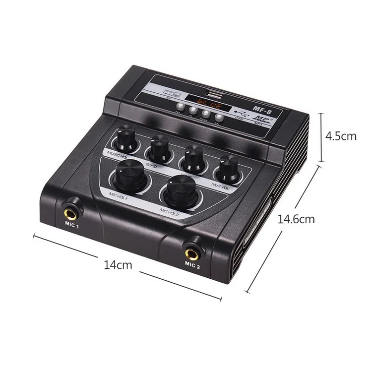 ミニカラオケサウンドオーディオミキサーステレオエコーミキサー