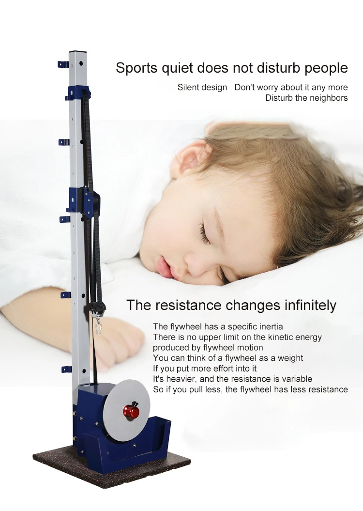 Skyboard Portable Gym Fitness Equipment Home Use Vertical Flywheel