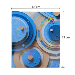 Square Line A5  Custom Notebooks Cheap Bulk Soft Cover Exercise Book Wholesale 4x4mm Writing Book for School Student