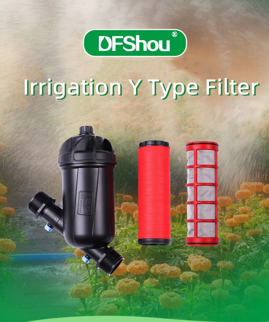 Agriculture Filter Stainless Steel 120 Mesh Screen 1-1/2 Filter for ...
