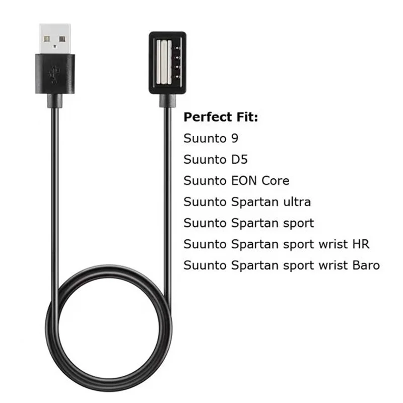 Magnetic Charger For Suunto Spartan 1m USB2 0 Cable Magnetic Charger For Suunto Spartan 1m USB2 0 Cable