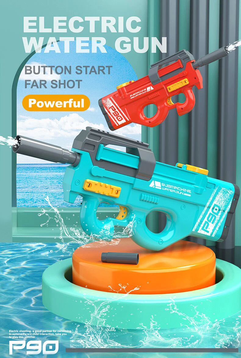 Automatic Water Squirt Guns 450 Ml Water Fighting Outdoor Shooting