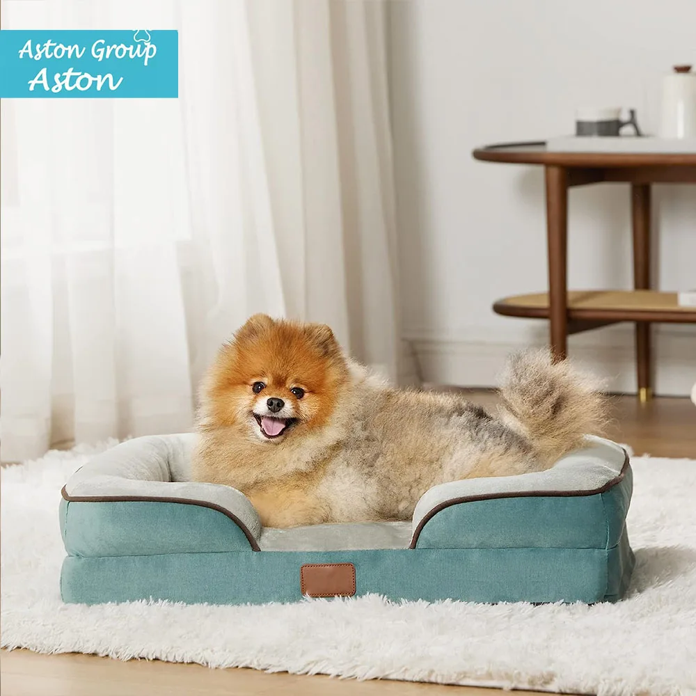 Pets Dog Bed Foam Egg Crate Sofa With Removable Washable Cover