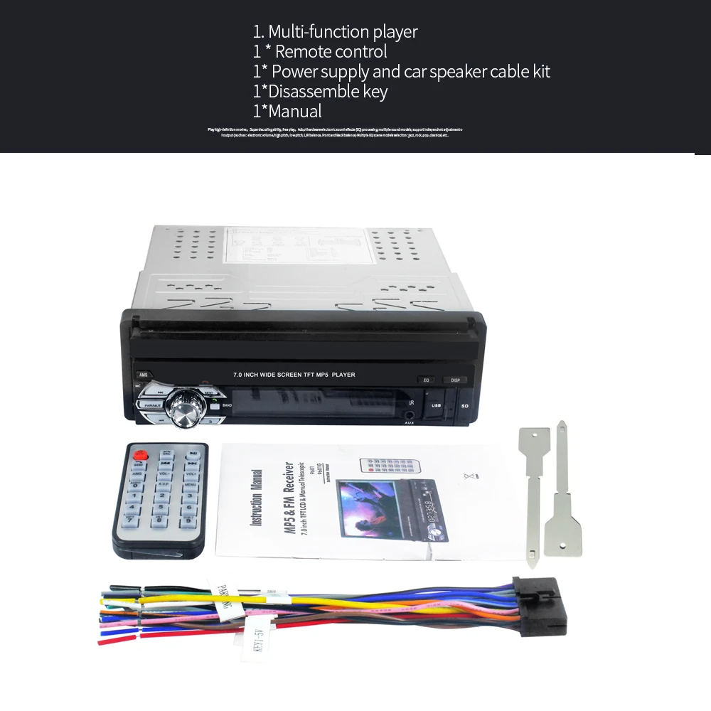 Auto 7inch MP5 Player User Manual Car Radio