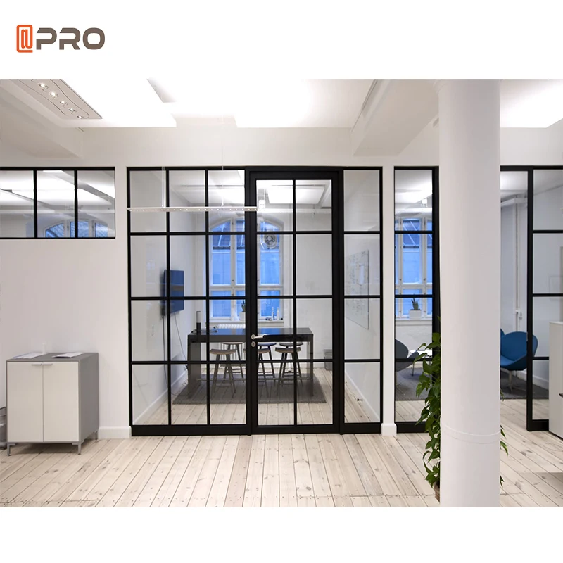 Modern Design High Quality Customized Wall Frameless Glass Office Partition Movable Office Partition Cheap Price Partition Wall