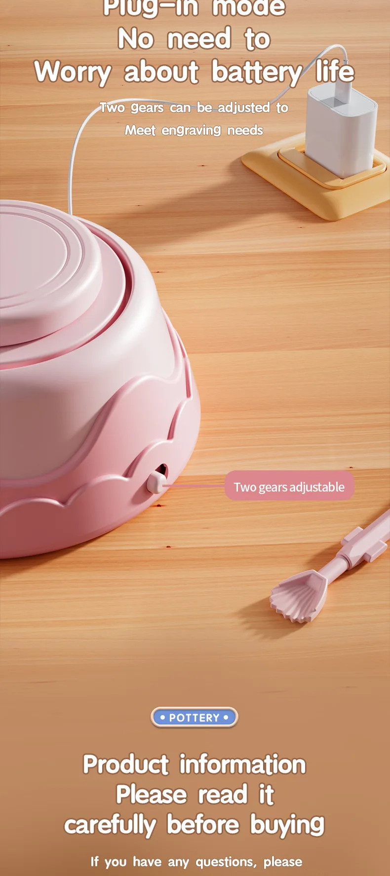 Creative Diy Painting Art Kit Electric Pottery Wheel Ceramic Machine Toy With Modeling Clay Mini Pottery Machine For Kids