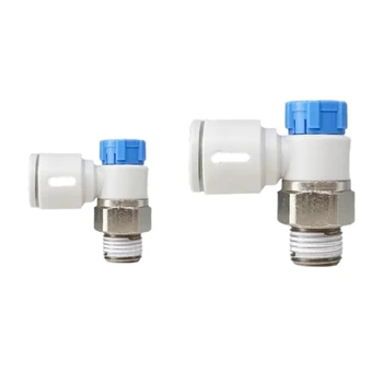 New and Original PLC Speed Control Valve AS1211F-M5-03A AS1211F-M5-04A AS1211F-M5-06A