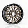 Spokes matte black + rim matte bronze