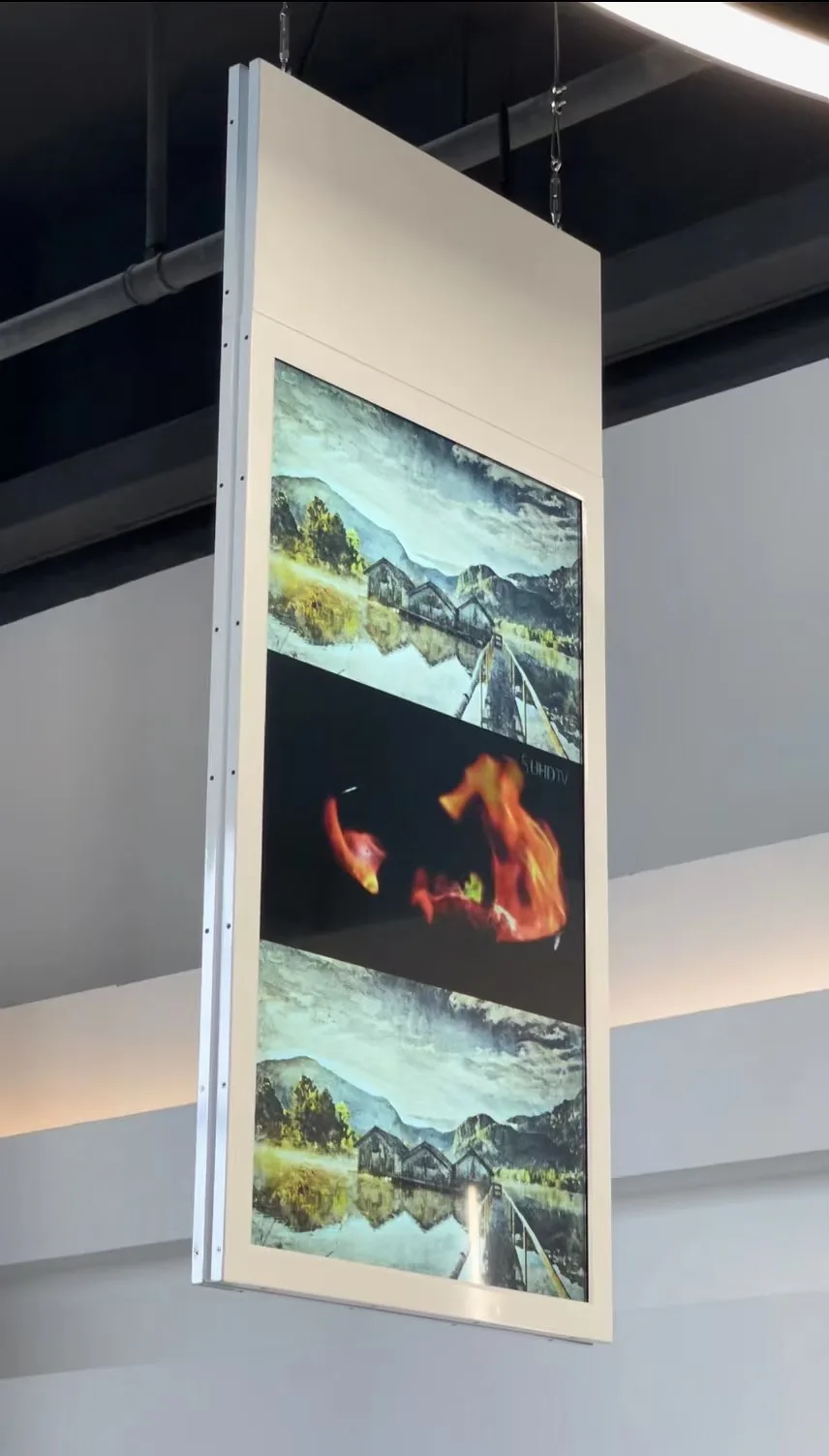 43-46-49-50-55дюймовый двухсторонний экран двухсторонняя рекламная машина Android дисплей большой экран-XY