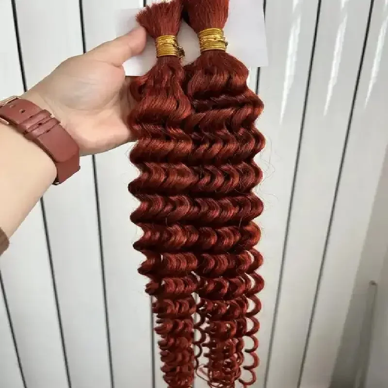 Deep Wave Echthaar Braiding Extensions Remy Haar Bündel_voghion.com