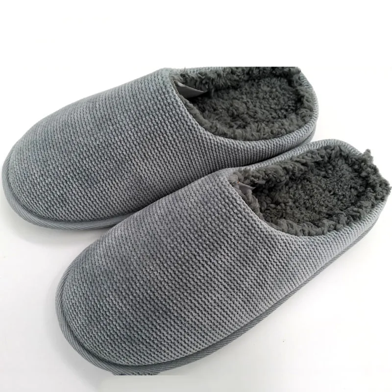 mens black corduroy slippers