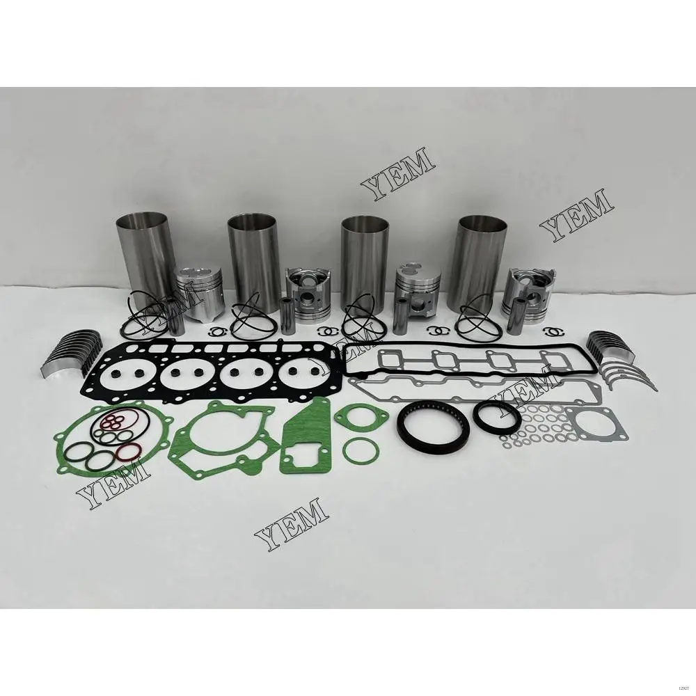 Repair Overhaul Kit With Head Gasket Set Piston Rings Liner Kit Engine Bearing Fit for Yanmar 4D94E