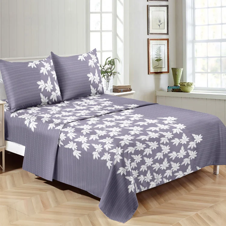 23 Pieces Printed Hotel Sheet Set Super Soft Microfiber Bed Sheets